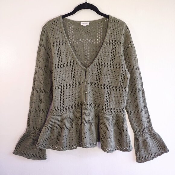 Anthropologie Olive Green Sweater - Picture 5 of 12